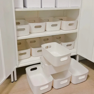 🗄️Limited time offer $5.99🗄️10-piece storage box, desktop storage box, household cosmetic storage box, bathroom kitchen dormitory sundries snack storage basket-Xkdy™